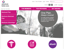 Tablet Screenshot of absolutetotalcare.com